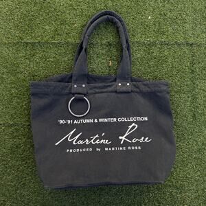 Martine Rose Reversible Bondage Cotton Tote Bag